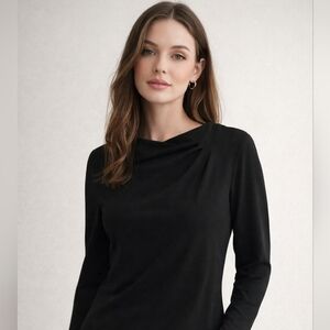 Ildi Marshall Vintage Black Blouse Size 8